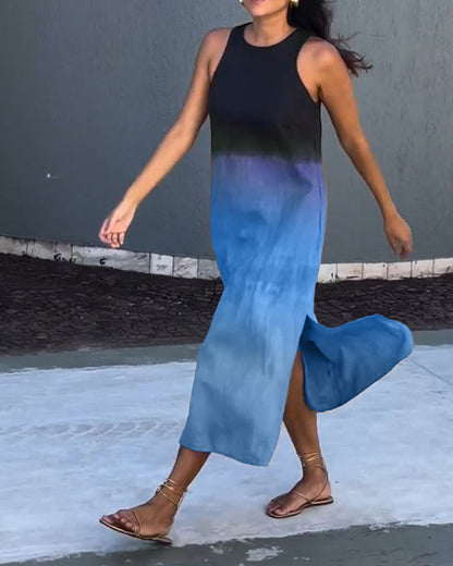 FARRAH - SUNSET SHADE SLAY DRESS