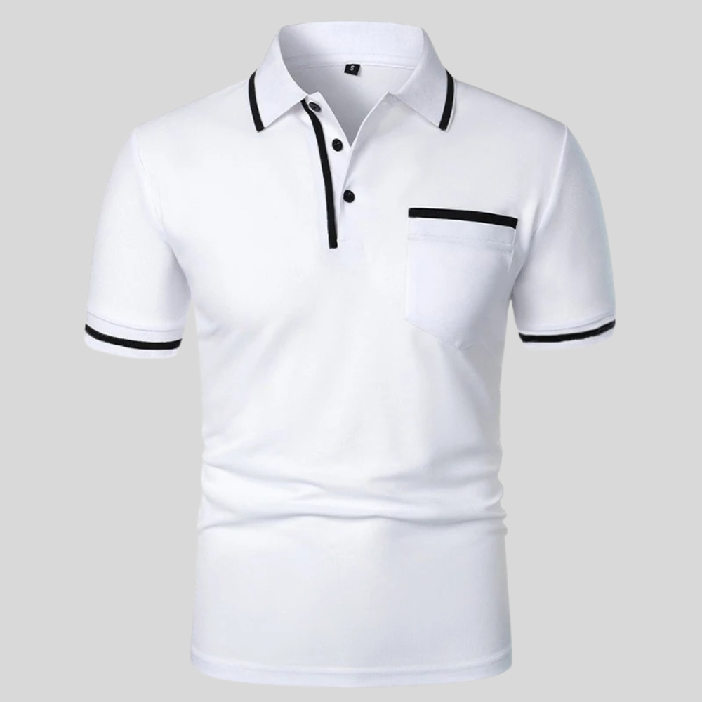 JIM - SUMMER SOLID GOLF POLO SHIRT