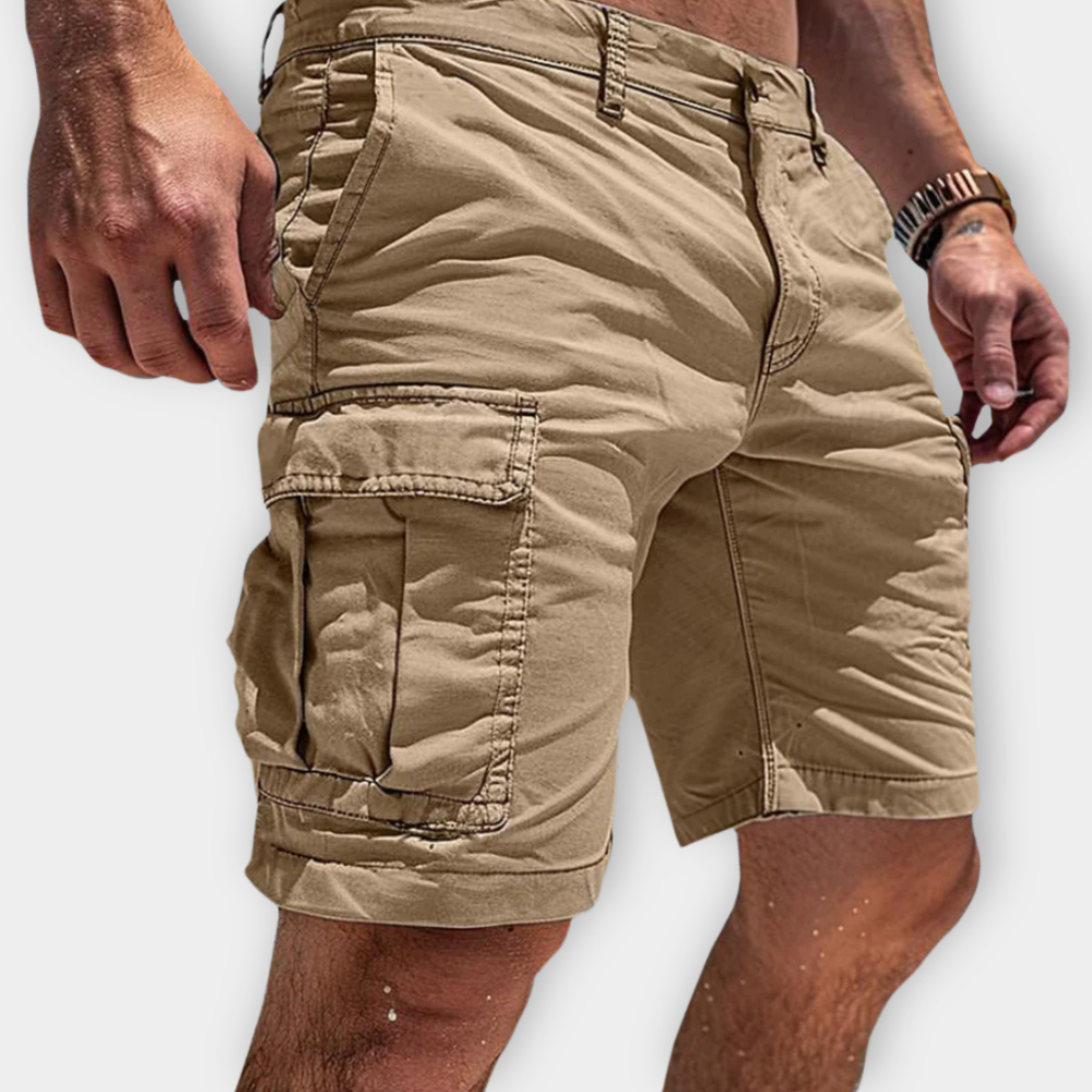 CRISTOFF - SOFT COTTON CARGO SHORTS