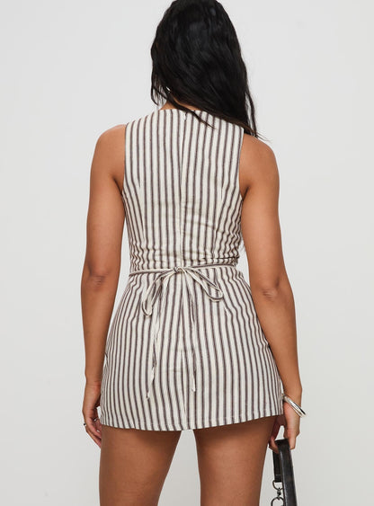YVETTE - CHIC STRIPE MINI DRESS