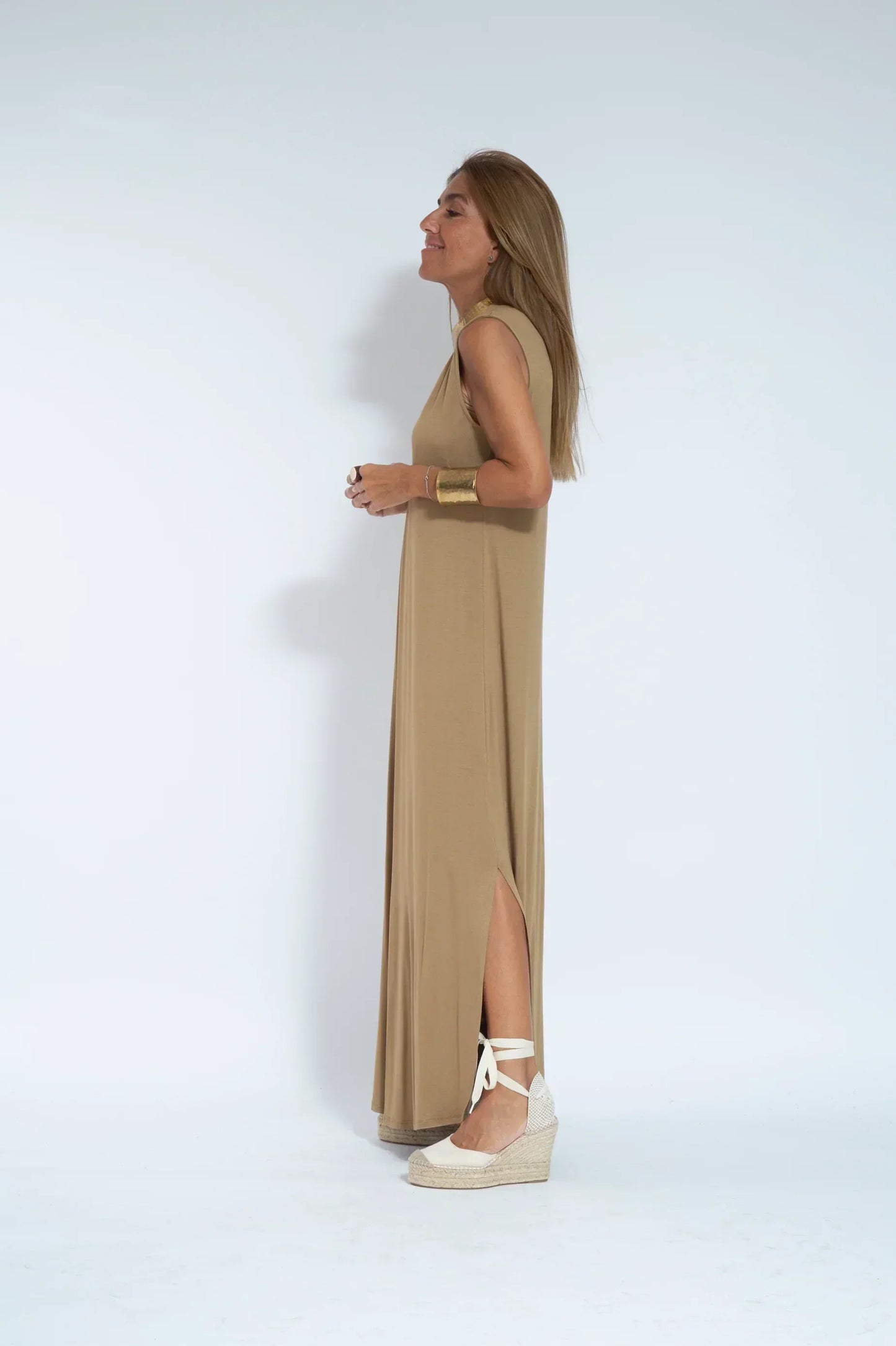 VIVIEN - FIGURE FLATTERING DRESS WITH VEST
