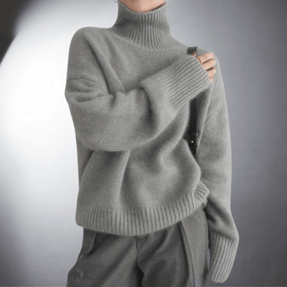 Adalgisa | Soft Cashmere Roll Neck Sweater