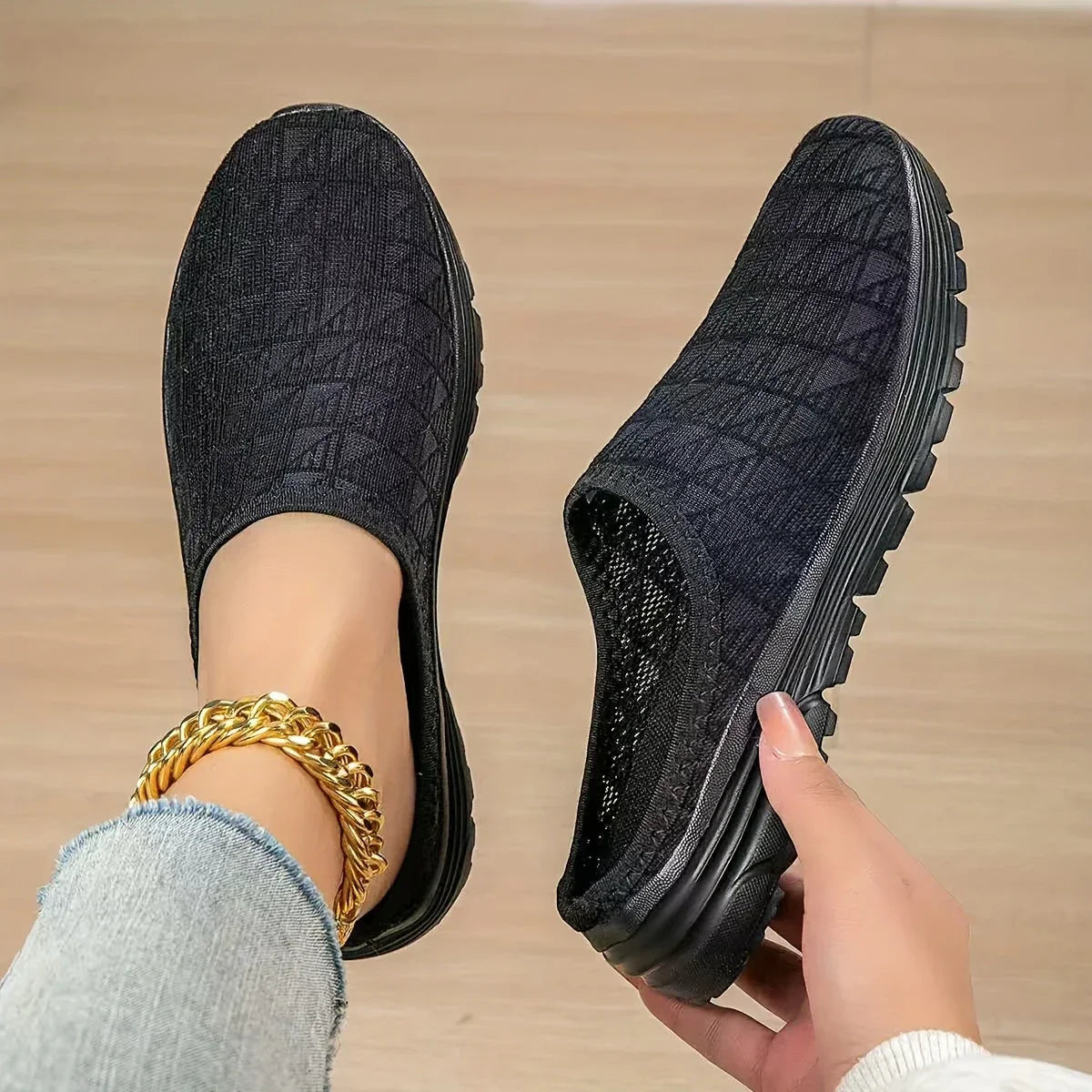 LAURICE - RELAX AIR MESH SLIPPERS