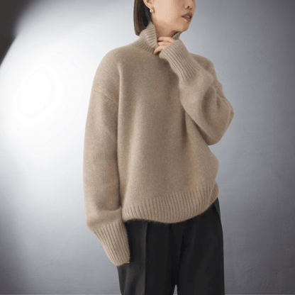 Adalgisa | Soft Cashmere Roll Neck Sweater