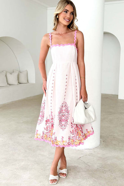 ARETE - FLORAL BLOOM BACKLESS DRESS