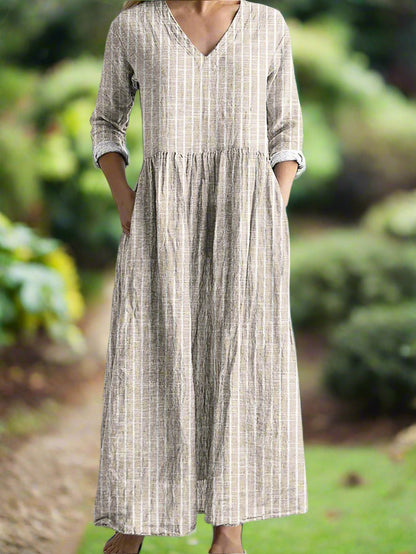 DHAYEN - WEEKEND STRIPE DRESS