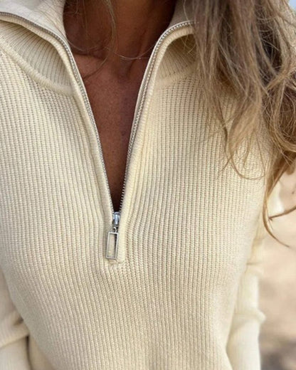 VELLE - SOFT WOVEN THREADED PULLOVER