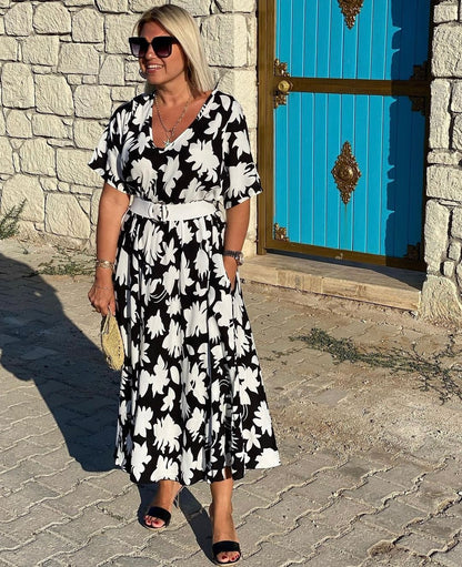 MALIA - ELEGANT FLOWY DRESS FOR TUMMY