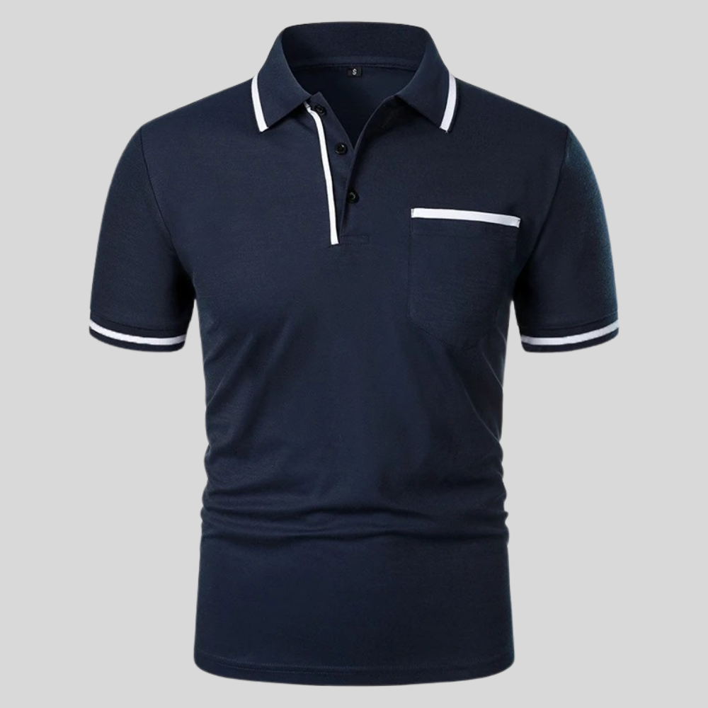 JIM - SUMMER SOLID GOLF POLO SHIRT