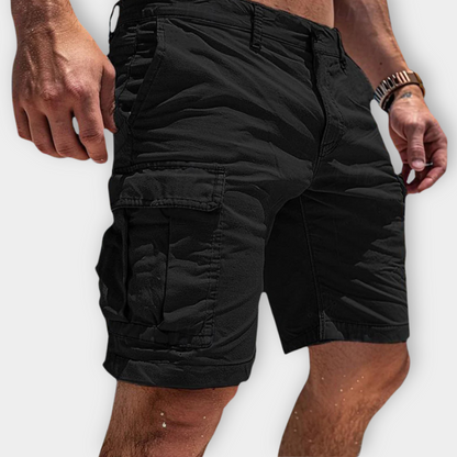 CRISTOFF - SOFT COTTON CARGO SHORTS