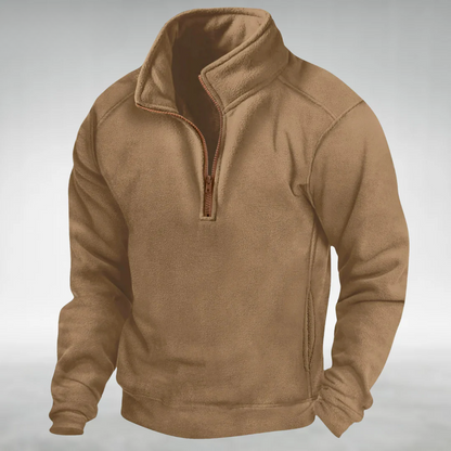 CALIX - THE VERSATILE GENT HALF-ZIP SWEATER