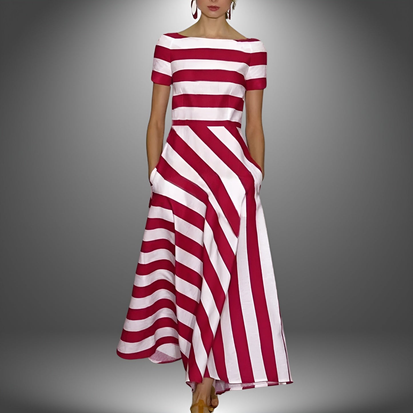 Elisa | Striped Dress