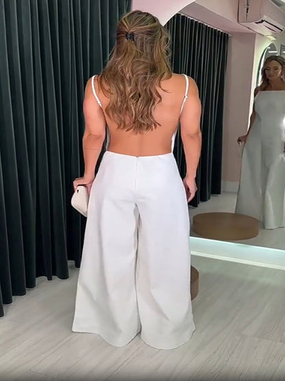 JOLENE - ELEGANT HALTER JUMPSUIT