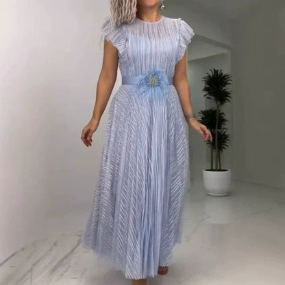 ESMAY - SOFT DRAPE PLEATED BODYCON DRESS