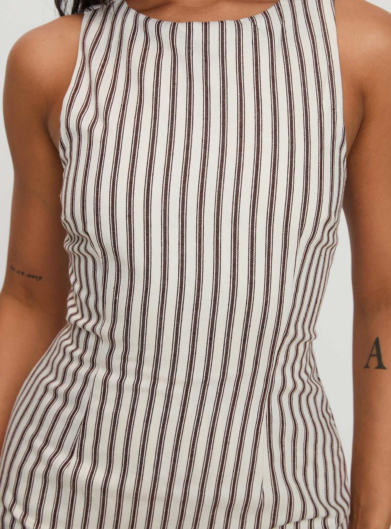 YVETTE - CHIC STRIPE MINI DRESS