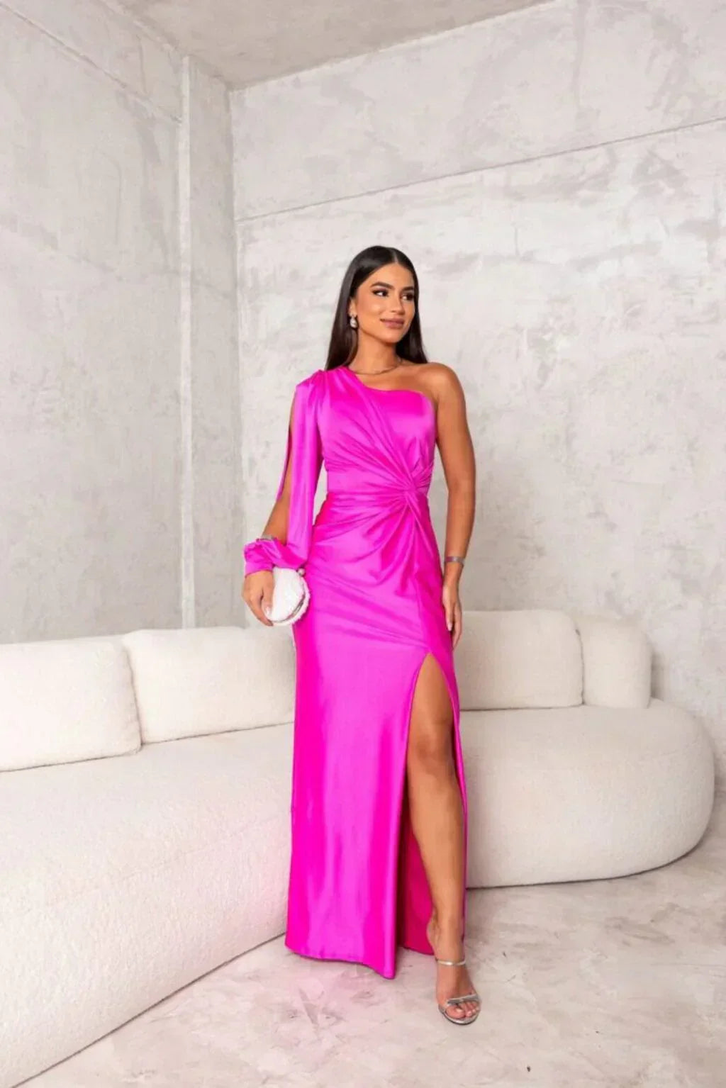 Alison - Elegant Slit Maxi Dress
