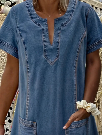 PAULEEN - SOFT DENIM DRESS