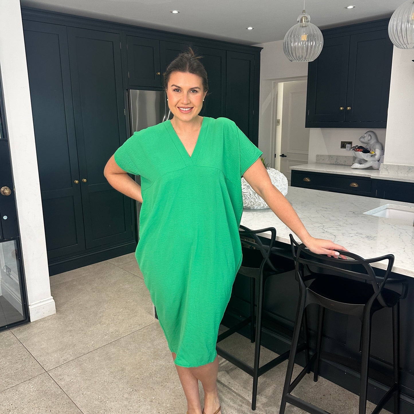 TANYA - V-NECK MAXI DRESS