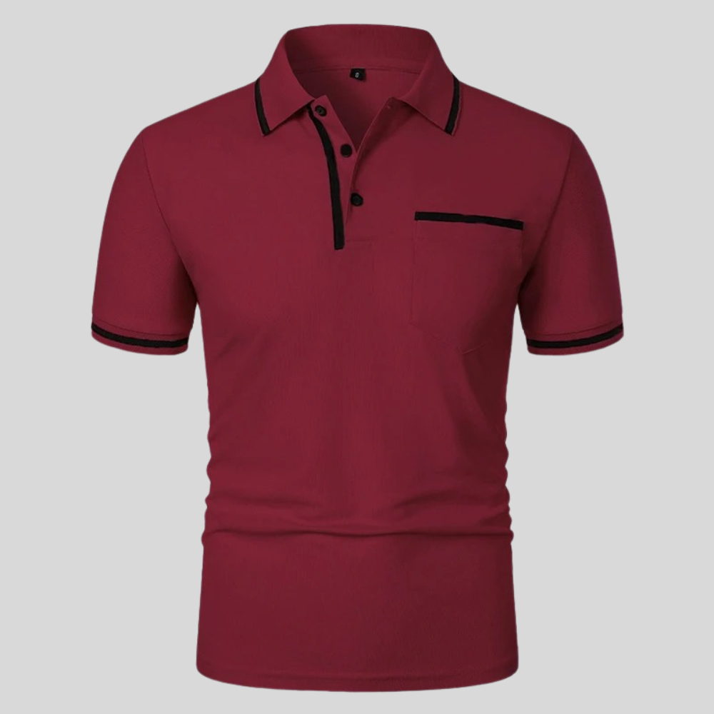 JIM - SUMMER SOLID GOLF POLO SHIRT