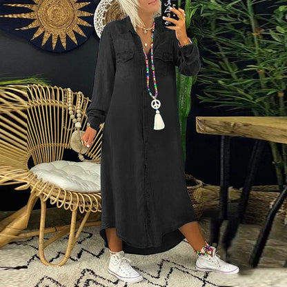 LARISSA - COMFORTABLE DENIM DRESS