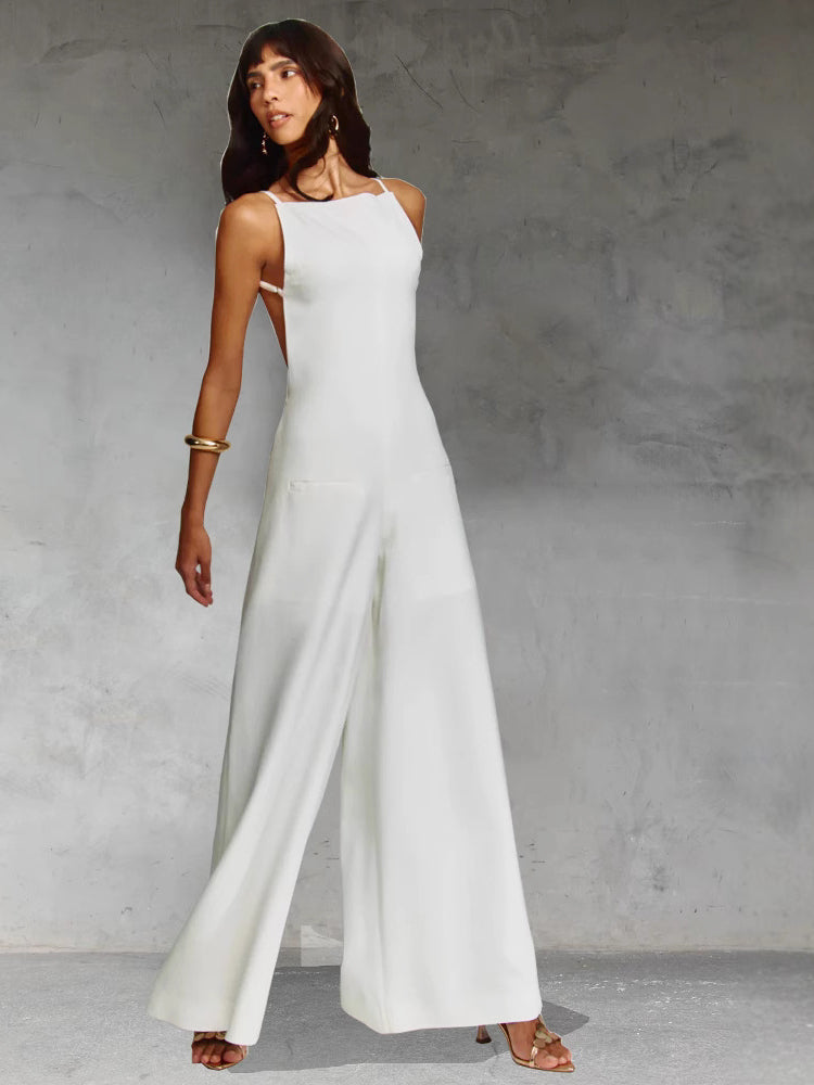 JOLENE - ELEGANT HALTER JUMPSUIT