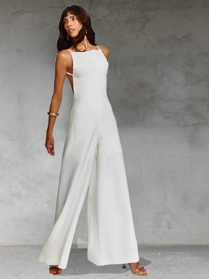 JOLENE - ELEGANT HALTER JUMPSUIT