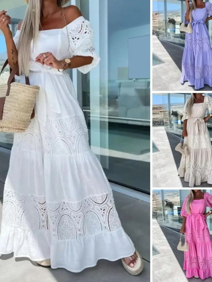 CHERVONNE - ELEGANT BREEZE MAXI DRESS