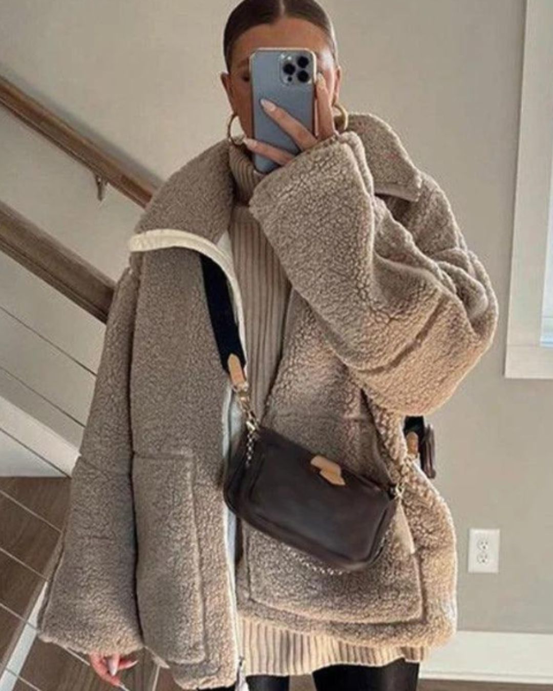 FINLEIGH - ULTRA COZY OVERSIZED TEDDY JACKET