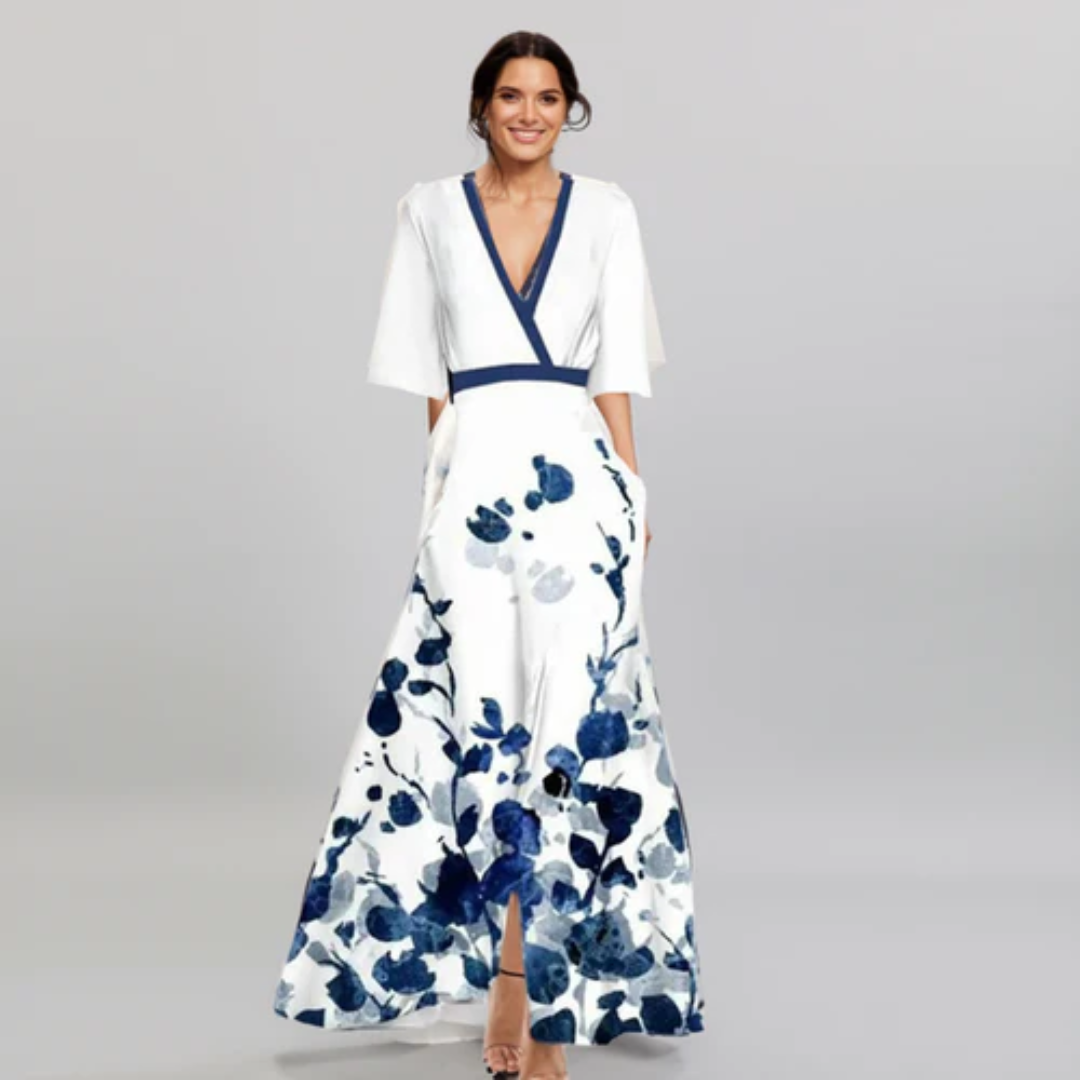 Jamie | Elegant Maxi Dress Floral Pattern