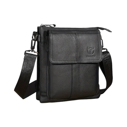 Colton | Slim Leather Crossbody with Flap Pocket Design