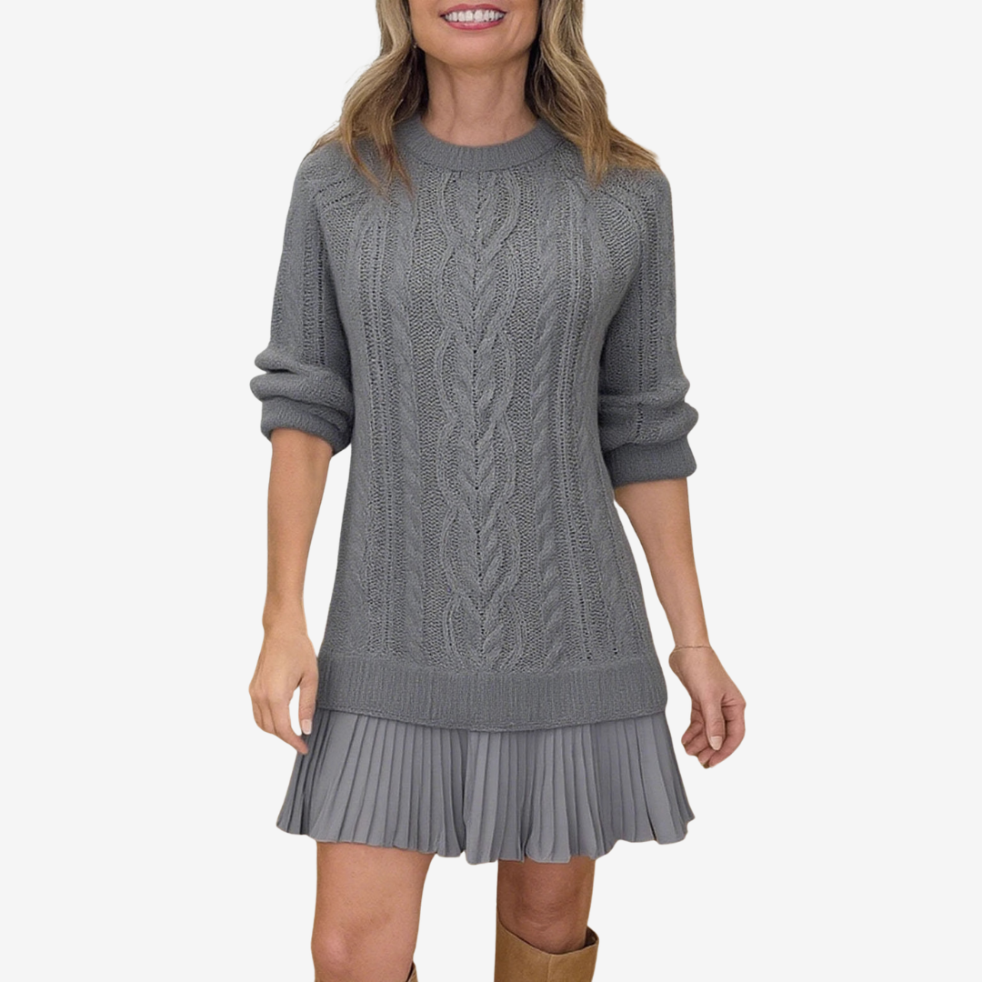 HAILEE - SOFT WEAVE SWEATER DRESS