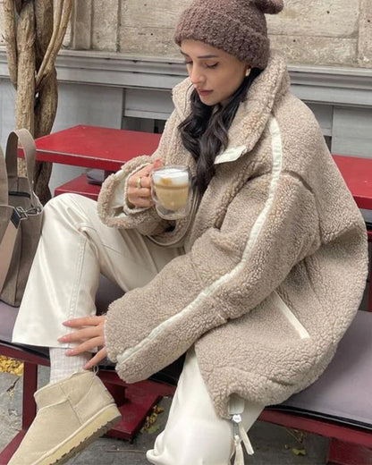 FINLEIGH - ULTRA COZY OVERSIZED TEDDY JACKET