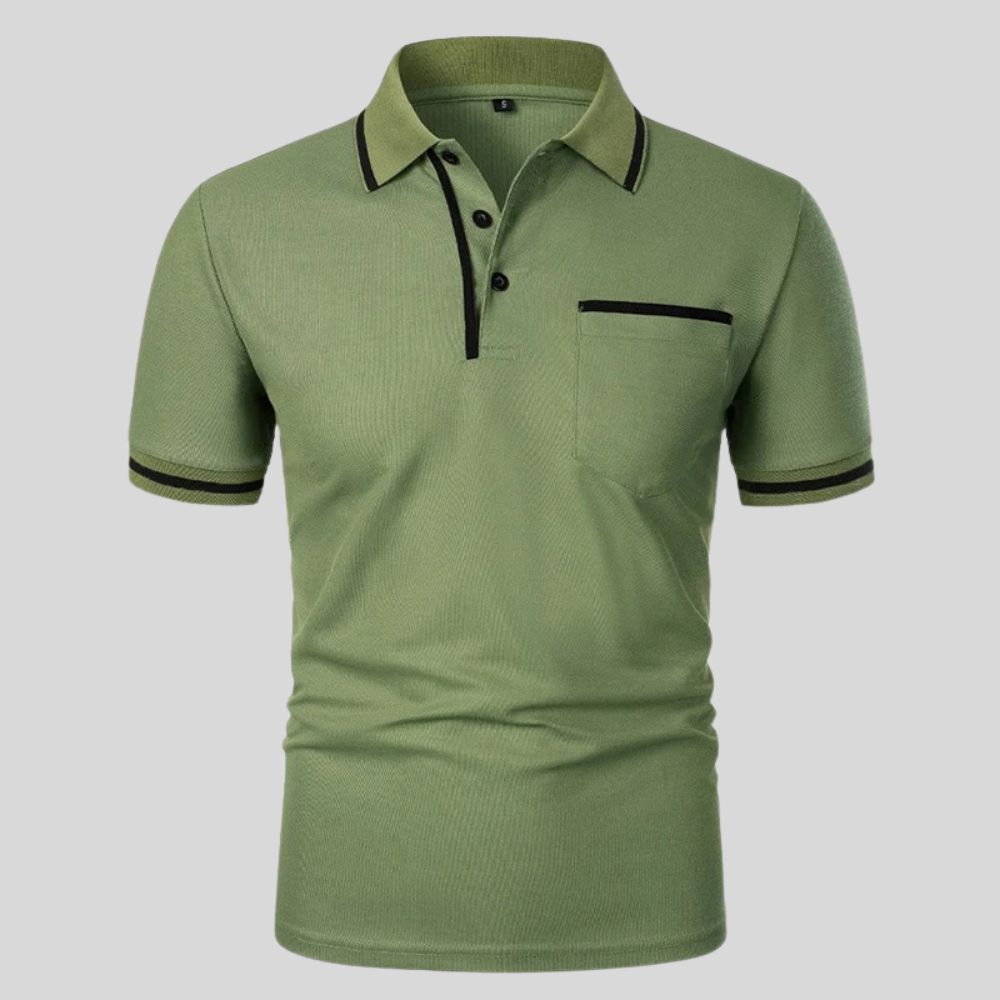 JIM - SUMMER SOLID GOLF POLO SHIRT