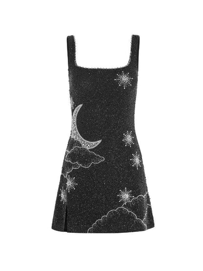 JORDYN - MYSTIC MIDNIGHT SILHOUETTE PARTY DRESS