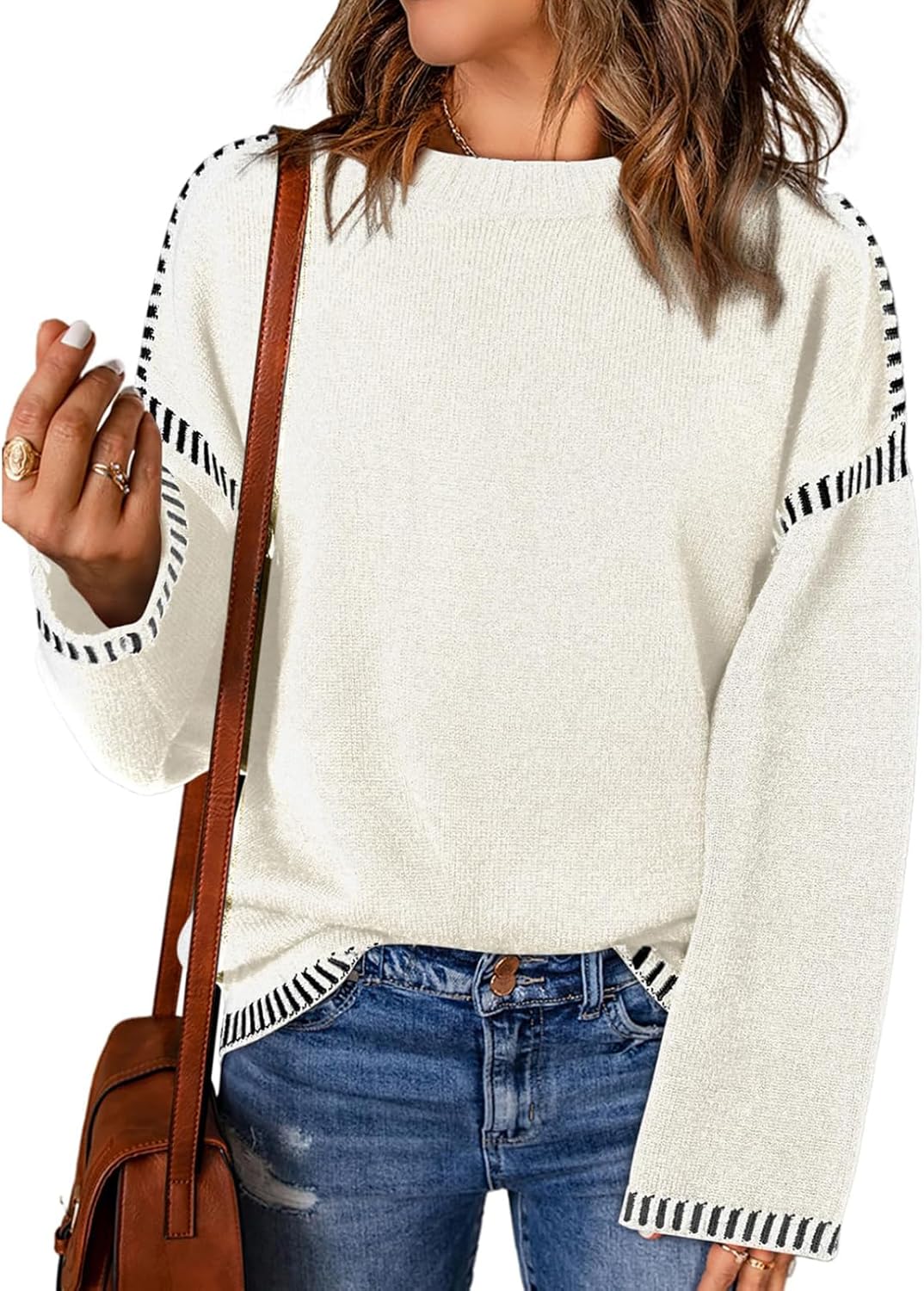 EVANIA - OVERSIZED KNITWEAR PULLOVER