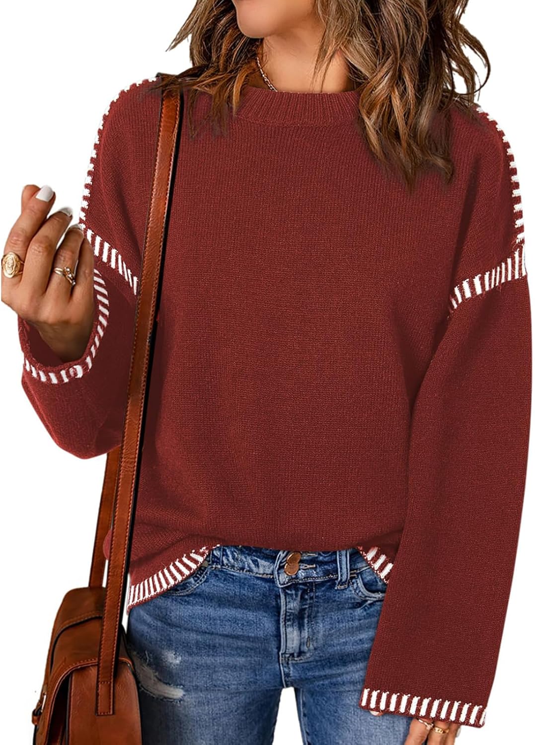 EVANIA - OVERSIZED KNITWEAR PULLOVER