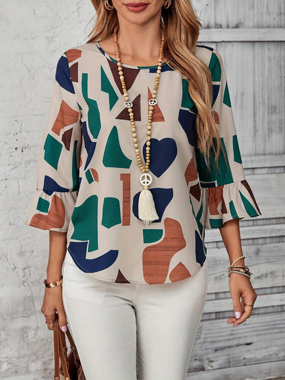 ARA – CHIC GEOMETRIC BLOUSE
