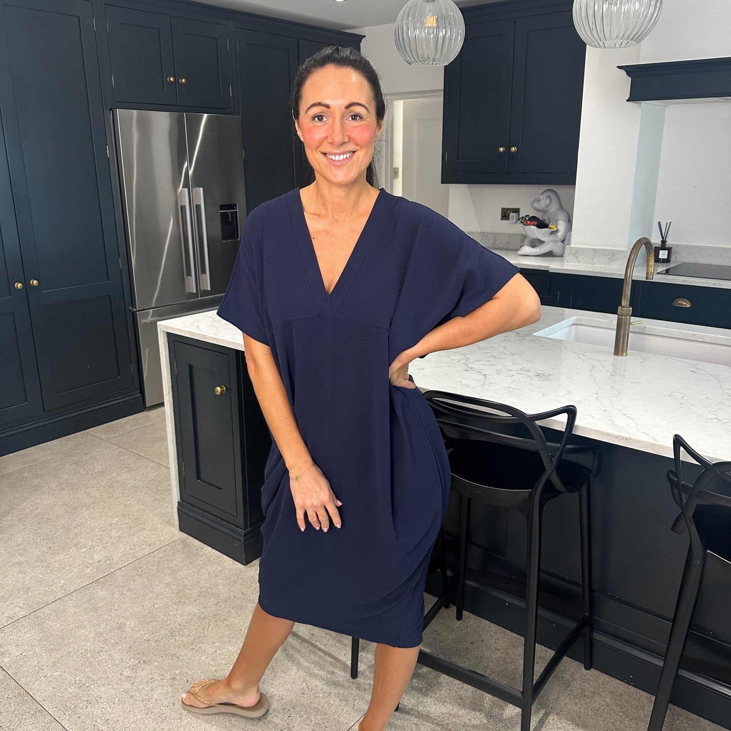 TANYA - V-NECK MAXI DRESS