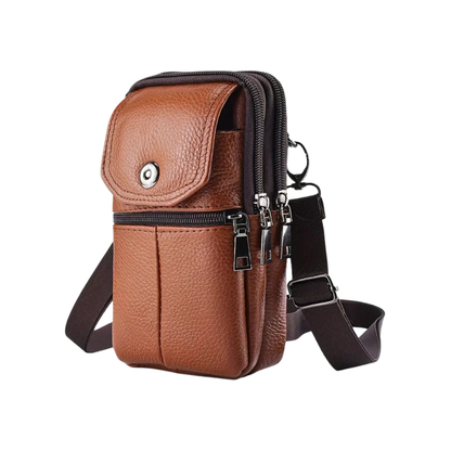 Eldon | Compact Leather Crossbody Bag for Travel and Daily Use
