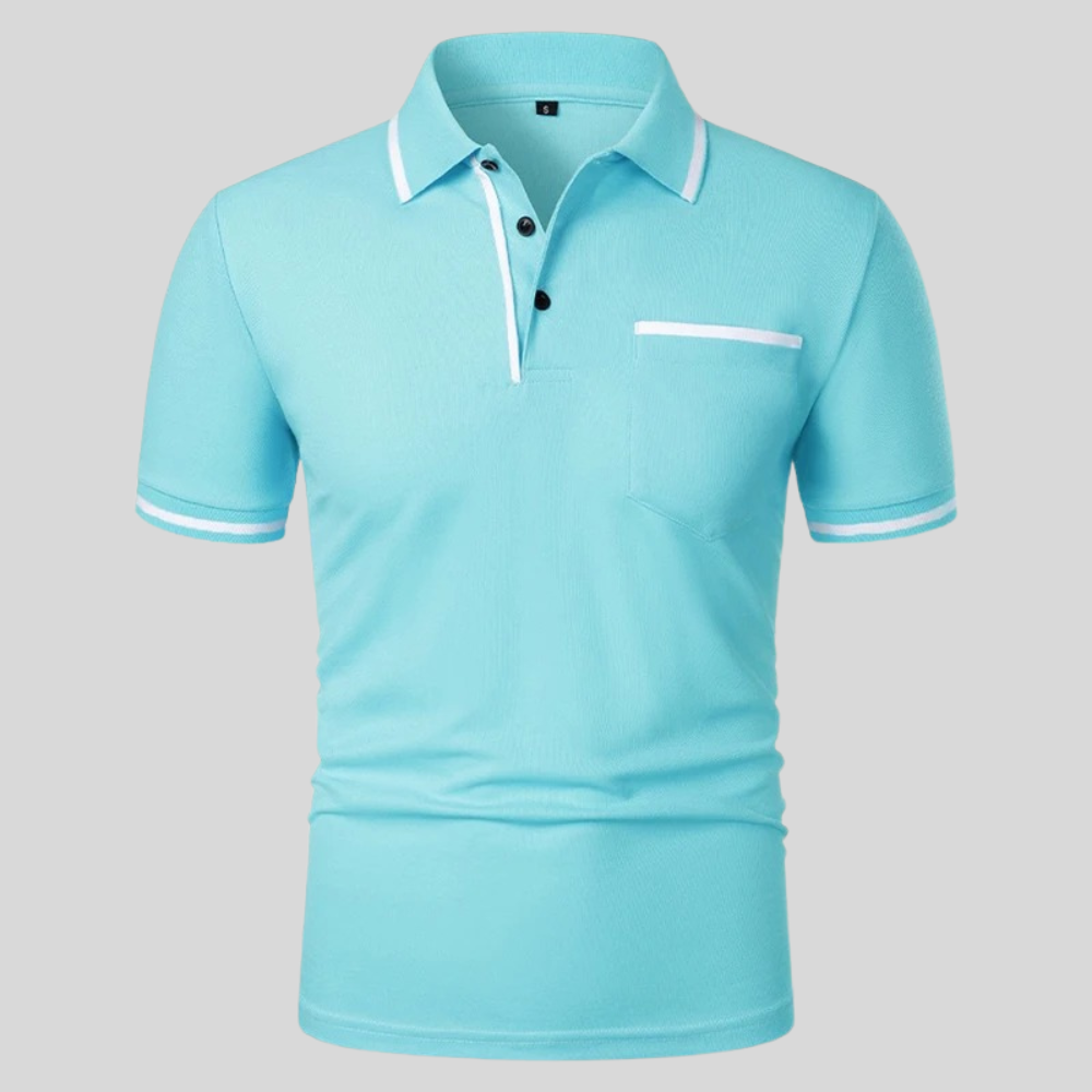 JIM - SUMMER SOLID GOLF POLO SHIRT