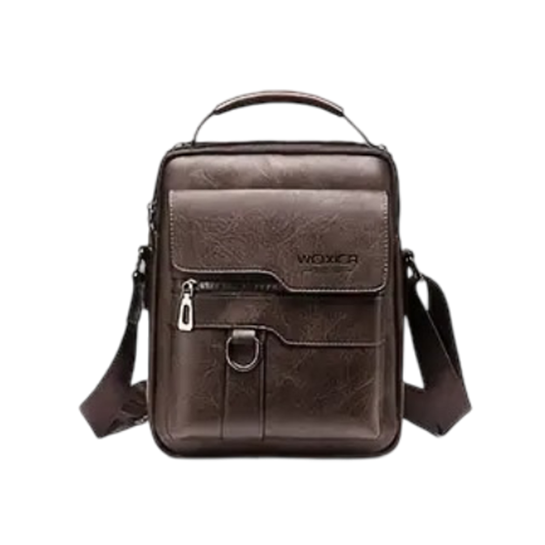 Corwin | Modern Leather Messenger Bag