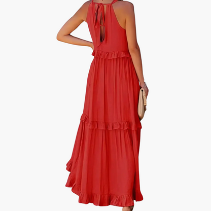 DIVINA - LIGHT RUFFLE STYLE DRESS