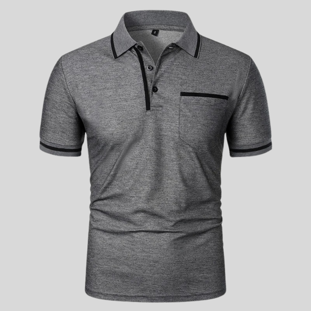 JIM - SUMMER SOLID GOLF POLO SHIRT