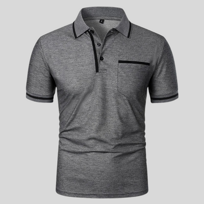 JIM - SUMMER SOLID GOLF POLO SHIRT