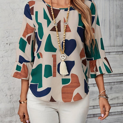 ARA – CHIC GEOMETRIC BLOUSE