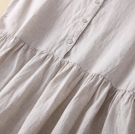 NAV - MINIMALIST COTTON STATEMENT DRESS