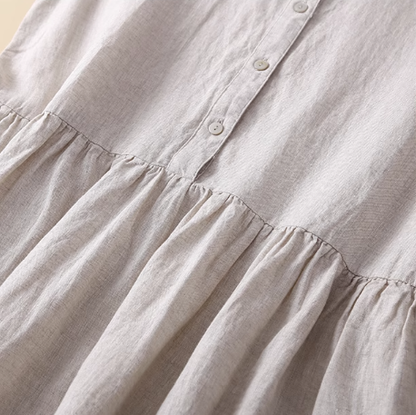 NAV - MINIMALIST COTTON STATEMENT DRESS