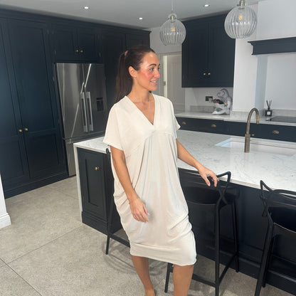 TANYA - V-NECK MAXI DRESS