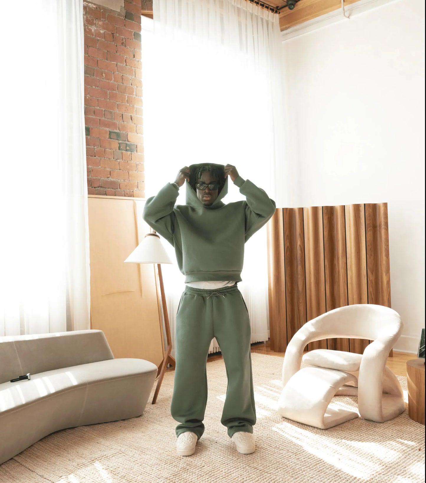 BRENT - STREETWEAR BOXY HOODIE AND PANTS