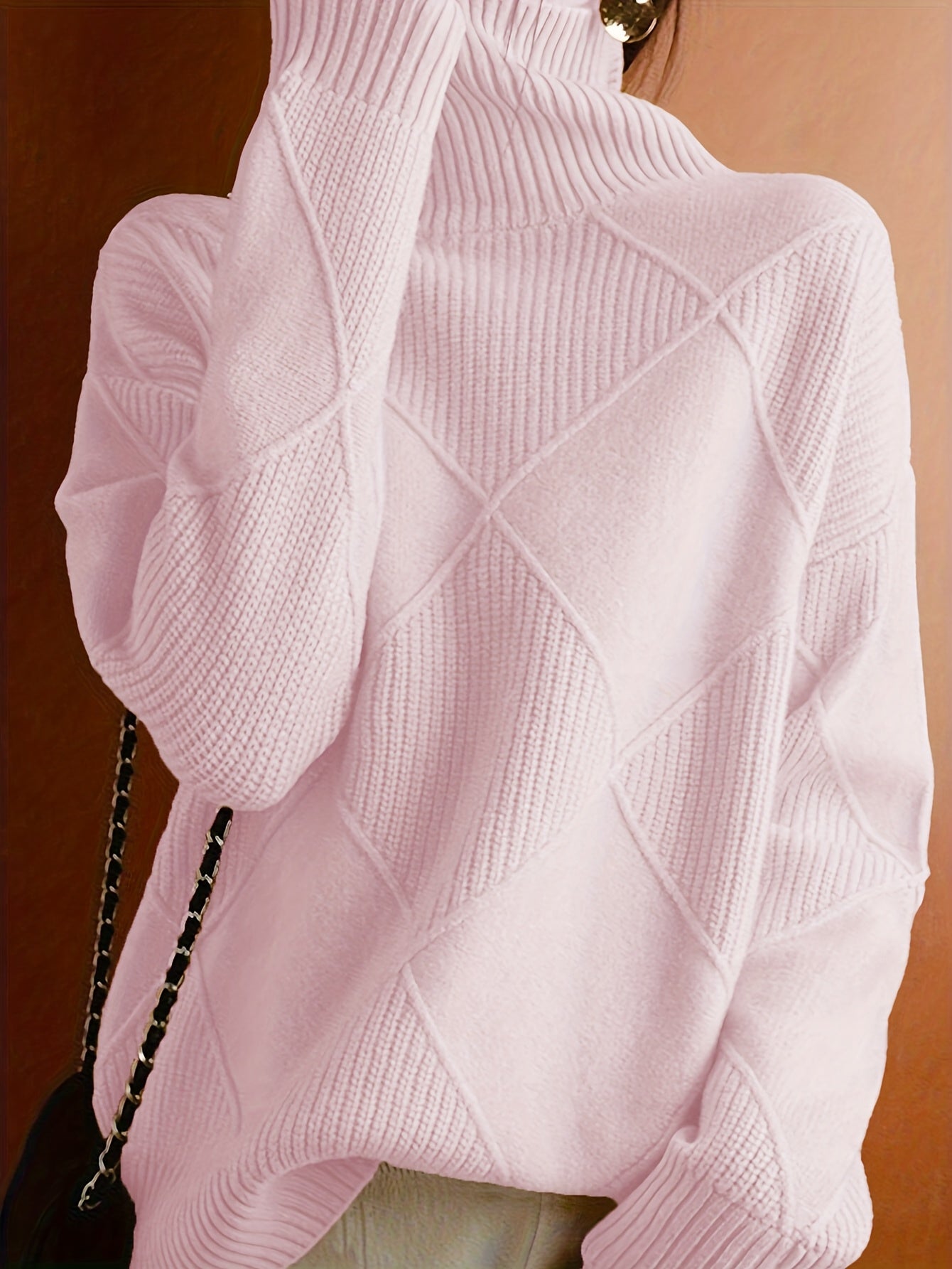 Jessie | Knitted Sweater with High Collar